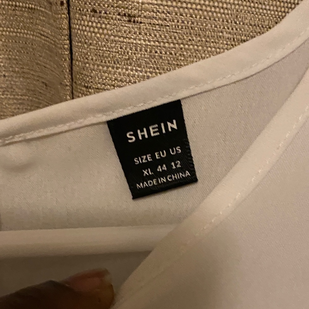 SHEIN Classic White Blouse
